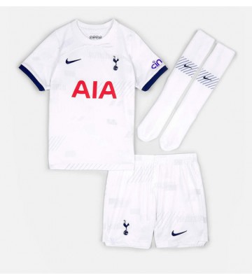 Lacne Dětský Futbalové dres Tottenham Hotspur 2023-24 Krátky Rukáv - Domáci (+ trenírky)